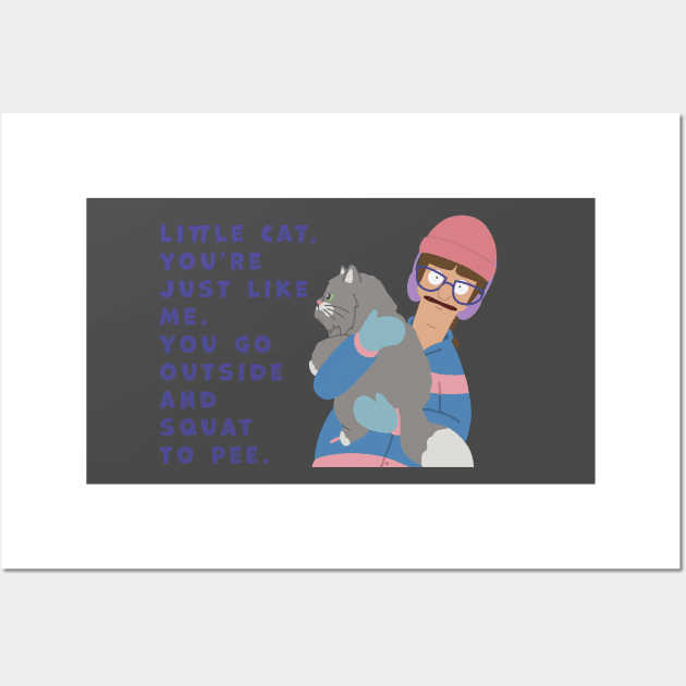 Aunt Gayle Quote Wall Art by gray-cat